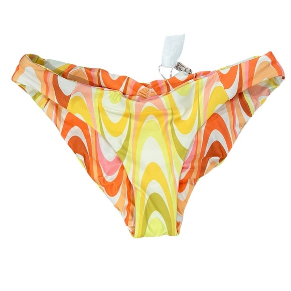 NWT BECCA REVERSIBLE Colorful Women's Swim Bottom - Picture 3 of 6